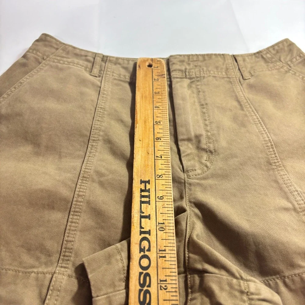 Universal Thread Womens High Rise Khaki Utility Chino‎ Shorts Tan Size 10 NWT